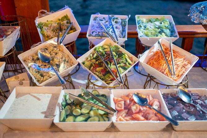 2-Hour Dubai Marina Dhow Dinner Cruise - Ain Dubai from the water