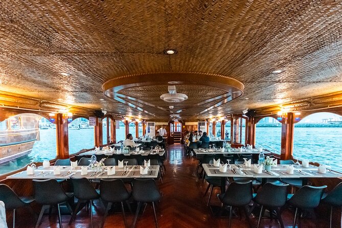2-Hour Dubai Marina Dhow Dinner Cruise - Buffet dinner, dates, coffee, and tea