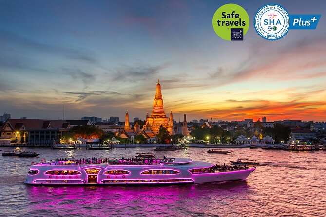 5 Star Luxury Bangkok Dinner Cruise On Wonderful Pearl Cruise - What this Bangkok river cruise really offers