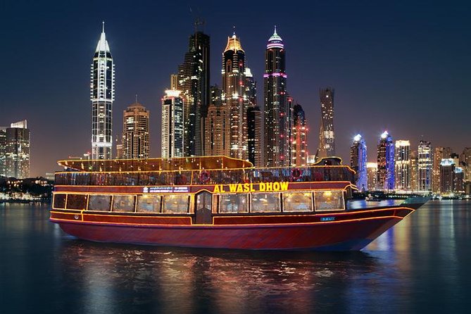 Abu Dubai City Tour and Dubai Marina Cruise Dinner - The dhow cruise changes the mood completely