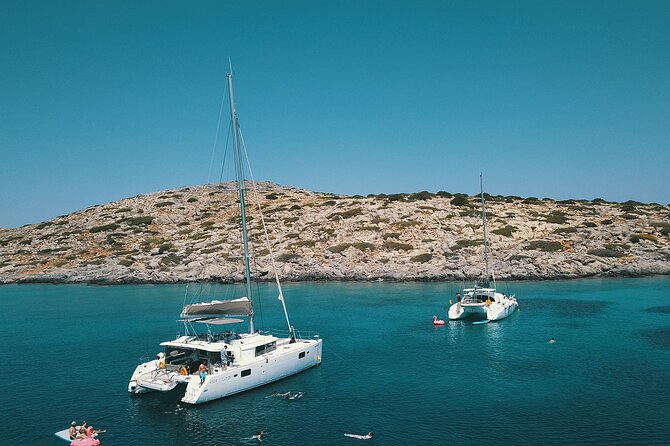 Ag. Nikolaos: Catamaran Trip with Sushi, Drinks, & Water Toys - What the Spinalonga views add to the cruise