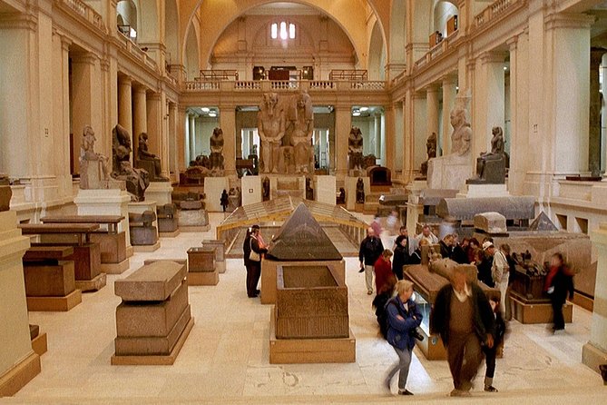 All inclusive 12 Hrs Giza Pyramids, Sphinx Egyptian museum Market Dinner cruise - Three hours inside the Egyptian Museum