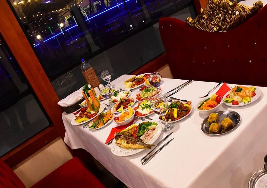 All Inclusive; Istanbul Bosphorus Dinner Cruise w/live shows - Hotel pickup makes the evening simple