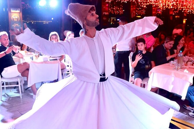 All Inclusive Luxury Bosphorus Dinner Cruise & Turkish Night Show - Seeing Hagia Sophia, Topkapi Palace, and the Blue Mosque after dark