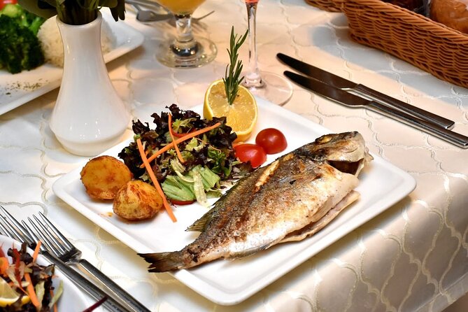 All Inclusive Luxury Bosphorus Dinner Cruise & Turkish Night Show - Dinner, unlimited soft drinks, and the alcohol option