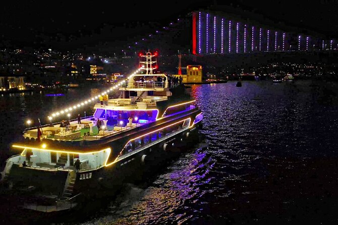 All Inclusive Luxury Bosphorus Dinner Cruise & Turkish Night Show - Pickup from Kabataş and Istanbul’s tourist areas