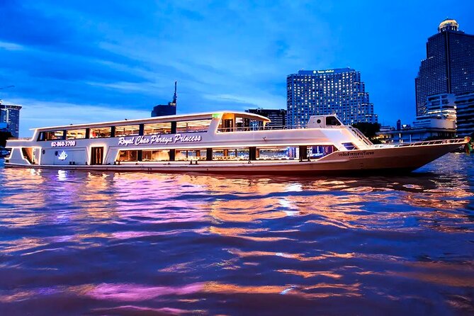 Amazing Sunset Dinner Cruise by Chao Phraya Princess (SHA Plus) - Sunset gives way to Bangkok’s lights