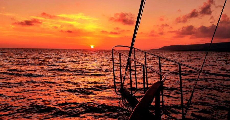Argostoli: Sunset Cruise with Swim Stops, Dinner, and Wine - What the $53 price really buys you