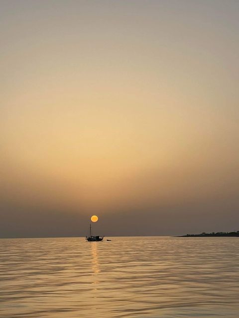 Argostoli: Sunset Cruise with Swim Stops, Dinner, and Wine - Vardiani, the Rabbit Islands