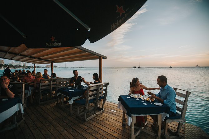 Aruba Sunset Cruise plus Seaside Dinner - Why the sunset looks better from the water