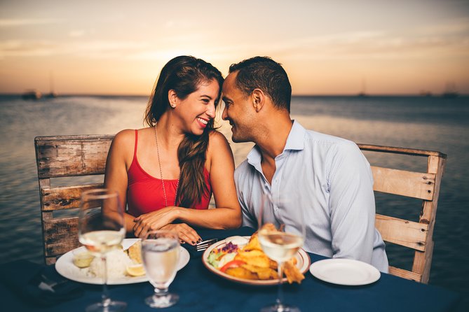 Aruba Sunset Cruise plus Seaside Dinner - The return to Pelican Nest makes the evening easy