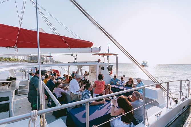 Aruba Sunset Sail Dinner Cruise with Open Bar by Catamaran - Setting sail from Piet’s Pier Bar at 5:30 pm