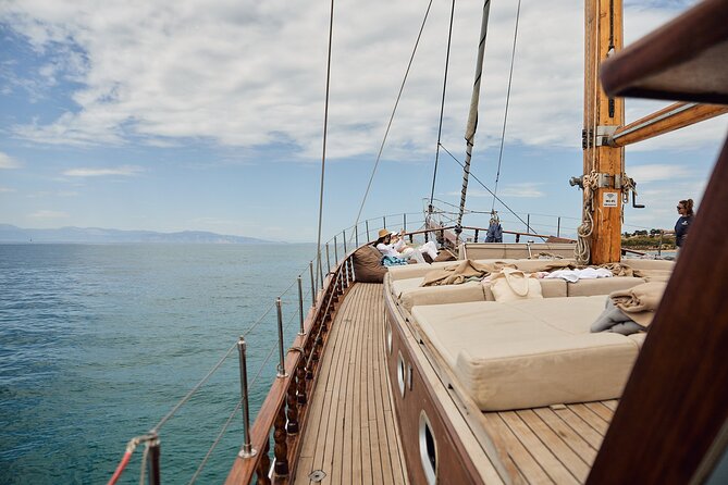 Athens Sunset Dinner Cruise – Swim Stop, Dinner & Open Bar - Glyfada, Ellinikon, and Alimos from the water