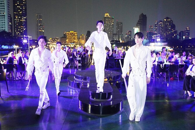 Bangkok Carnival Dinner Cruise with Free-flow Beer and Buffet - What you see from the boat after dark