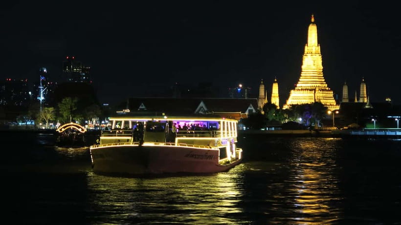 Bangkok: Chao Phraya Princess Dinner Cruise & Hotel Transfer - The 19:30 Chao Phraya Princess cruise
