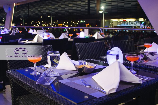 Bangkok Chao Phraya Princess Night Dinner Cruise - Taksin Bridge and Rama VIII Bridge