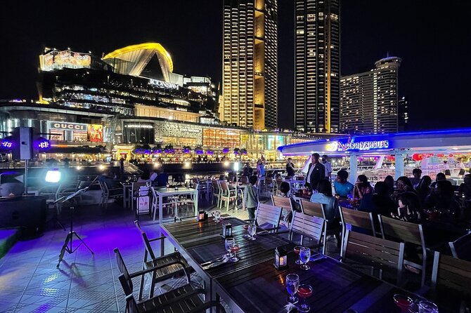 Bangkok Dinner Cruise with Intl Buffet, Live Music & Hotel Pickup - What the $132.44 Price Buys You