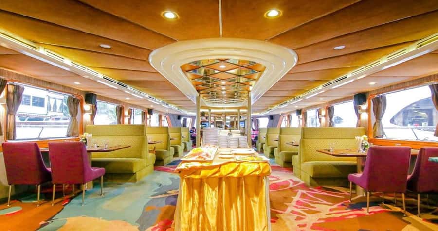 Bangkok: Grand Pearl Dinner Cruise with Hotel Transfer - Bangkok’s river lights are the main event