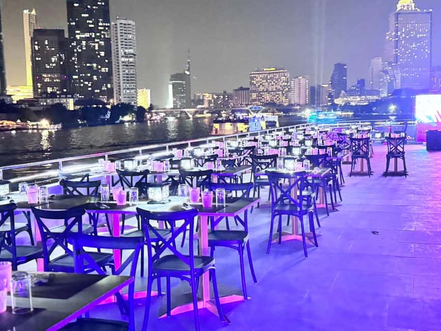 Bangkok: Luxury White Sunset or Dinner Cruise with Beer - Drinks and the limits of free flow
