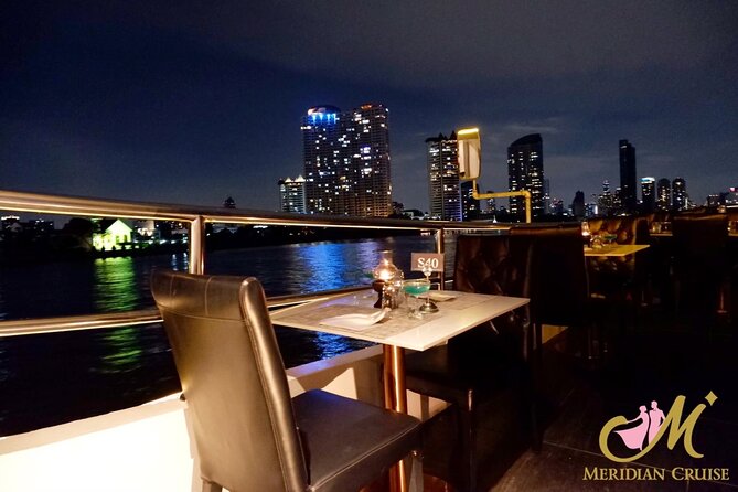 Bangkok Meridian Dinner Cruise from ICONSIAM - Wat Kalayanamitr and the quieter riverbank