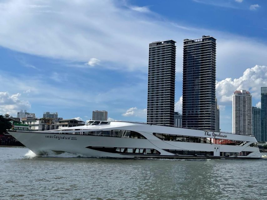 Bangkok: Opulence Luxury Chao Phraya Dinner Cruise - The boat, the tables, and the best place to sit