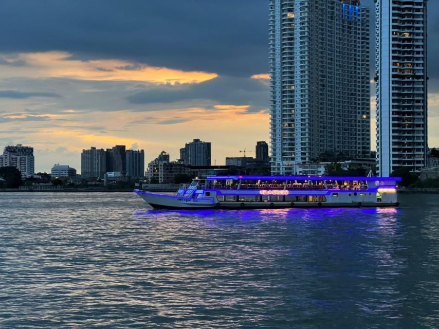 Bangkok: VELA Dinner Cruise Ticket - Key points to know before booking