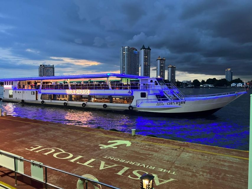 Bangkok: VELA Dinner Cruise Ticket - Dinner on board: practical expectations