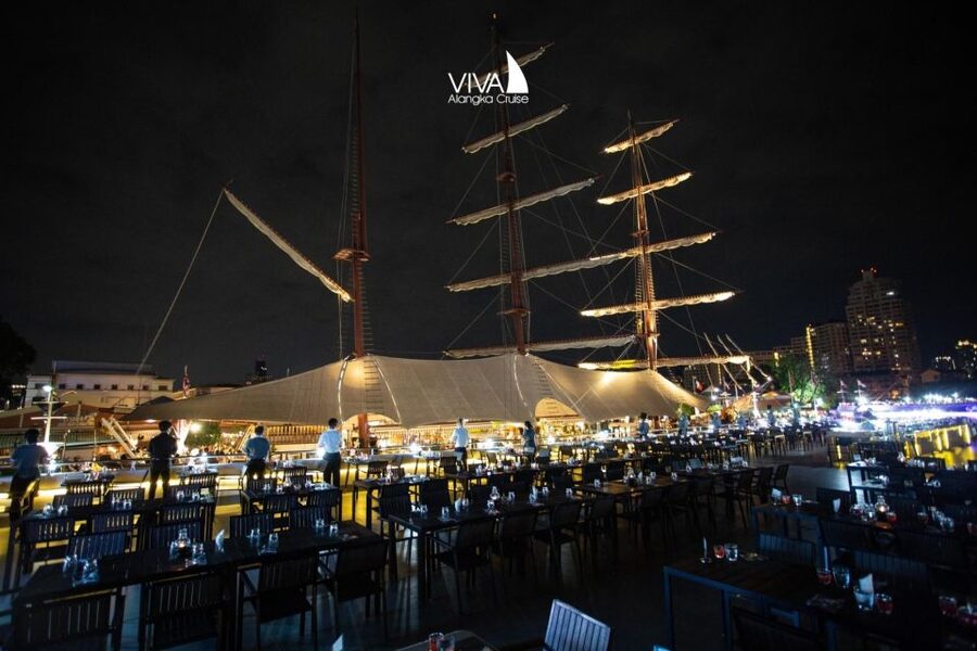 Bangkok: Viva Alangka Chao Phraya Dinner Cruise - Dinner and the dance show near Rama VIII Bridge
