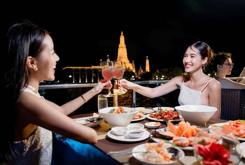Bangkok: White Orchid Chao Phraya Dinner Cruise free Beer - Choosing between the departure points