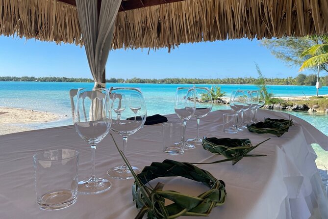 Bora Bora Sunset Cruise and Dinner at St James restaurant - Arriving at St James in Vaitape