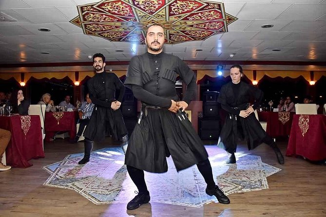 Bosphorus Dinner Cruise & Authentic Turkish Night Shows | Pick-up Included - The Bosphorus after dark