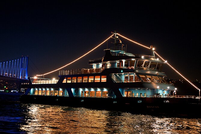 Bosphorus Dinner Cruise & Entertaintment & Private Table & Wi-Fi - Fatih Sultan Mehmet Bridge