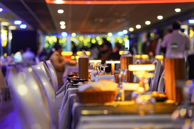 Bosphorus Dinner Cruise w/ Unlimited Drinks & Entertainment - Dinner with mezes, grilled fish, and Turkish flavors