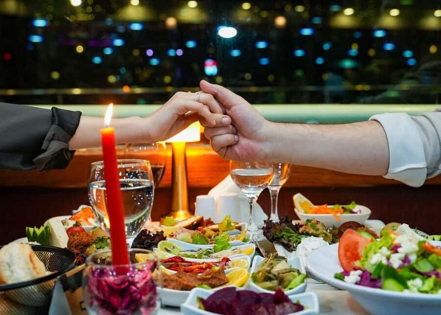 Bosphorus Evening Cruise: Dinner, Shows and Private Table - Turkish dinner at your own table