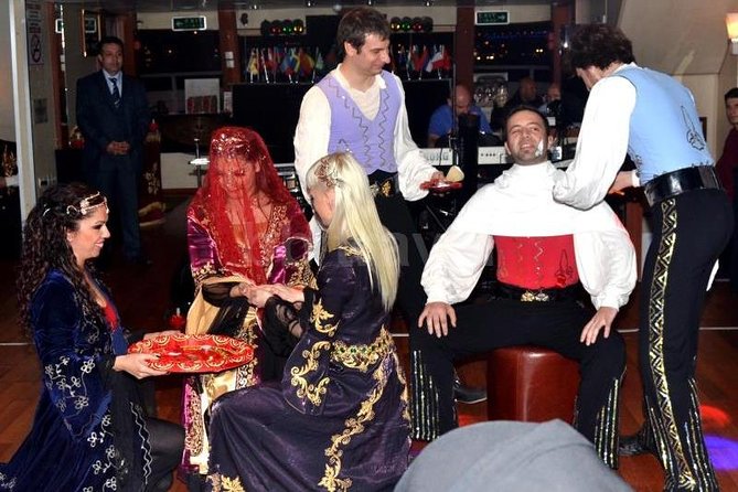 Bosphorus Night Cruise with Dinner, Shows and Party - Dinner: mezze first, then your choice of main