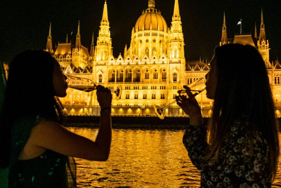 Budapest: Candlelit Dinner River Cruise with Live Music - The Welcome Drink and Four-Course Dinner