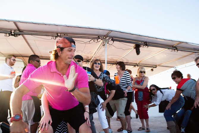 Cabo Sunset Dinner Cruise: Fajitas, Lands End and Party - Two decks, two different moods