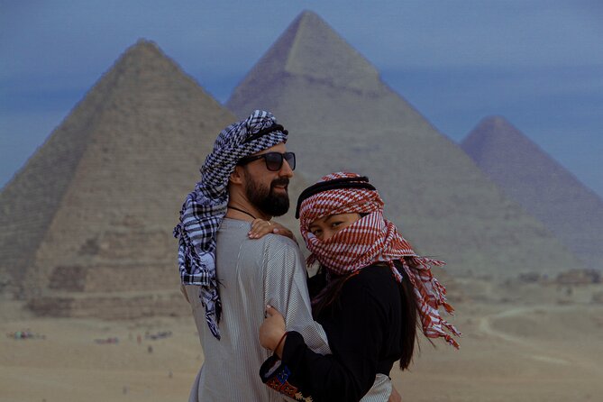 Cairo Airport Transit Tours Visit Giza Pyramids Egyptian Museum Bazaar & Nile Dinner Cruise - The Sphinx and Valley Temple