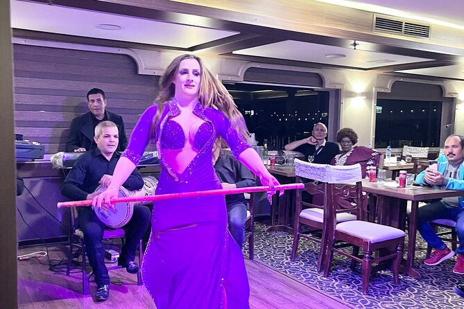 Cairo dinner cruise in Nile River ,Belly Dance and Tanura Show - The dinner buffet and what to expect