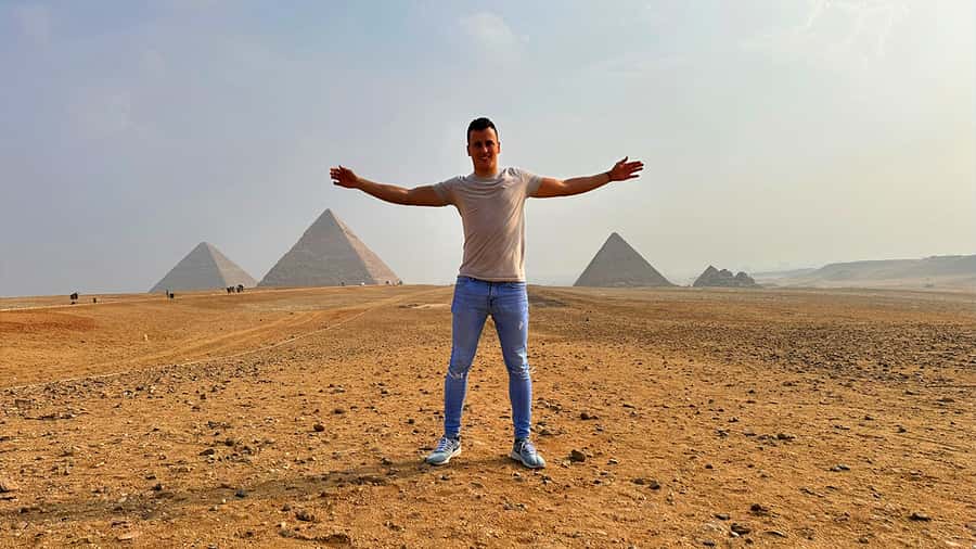 Cairo: Giza Pyramids, Egyptian Museum & Nile Dinner Cruise. - The Sphinx and Khafre’s Valley Temple