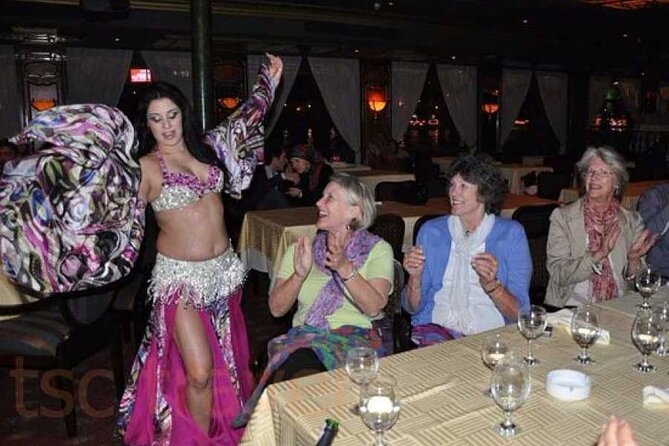 Cairo Nile Dinner Cruise with entertainment shows include pickup - The upper deck and Cairo after dark