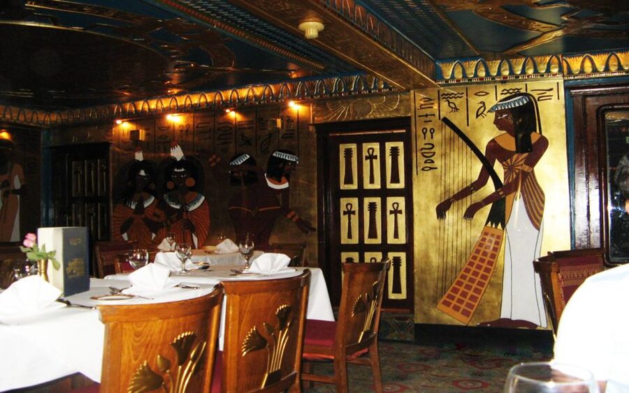 Cairo: Nile Pharaoh Dinner Cruise and Show - The Nile Pharaoh and its Hathor-inspired design