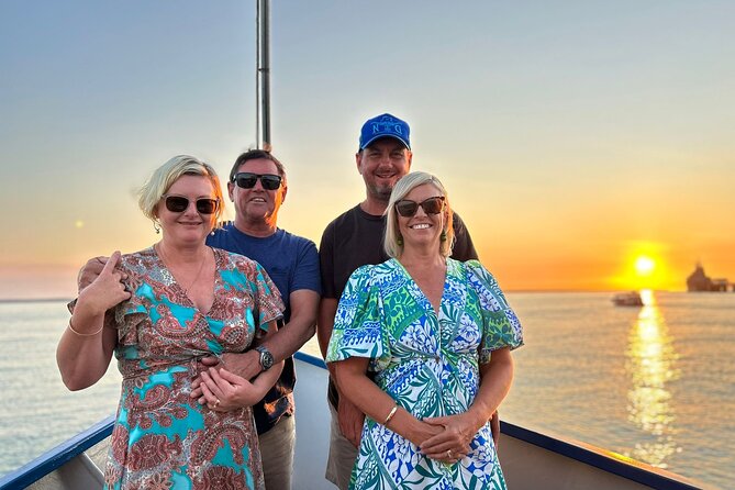 Cape Adieu Darwin Sunset Dinner Cruise - The crew and the mood aboard Cape Adieu