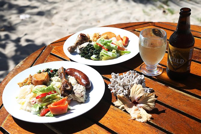 Capt Cook Cruises Super Saver Combo: Day Sail + Dinner Cruise - Sunset dinner around Nadi Bay