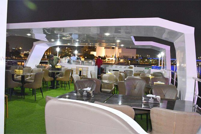Catamaran Cruise with Dinner at Al Jaddaf Dubai - Buffet dinner with vegetarian and non-vegetarian choices