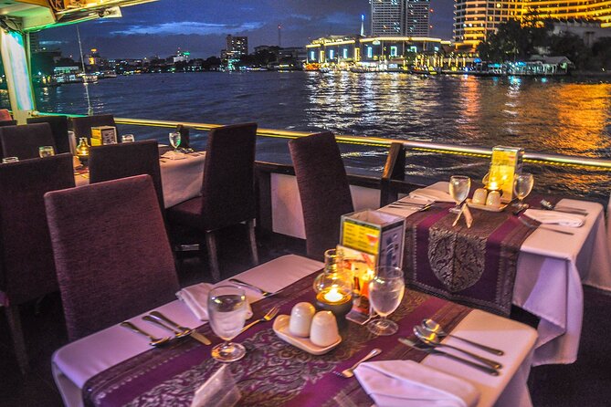 Chaophraya Cruise Dinner Cruise Along With Chao Phraya River Bangkok - King Taksin the Great Bridge and the return route