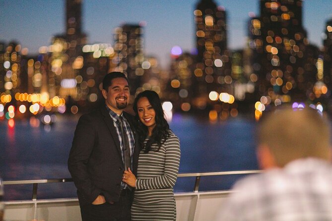 City Cruises: Chicago Fireworks Premier Dinner Cruise - A Lake Michigan setting with Chicago above you