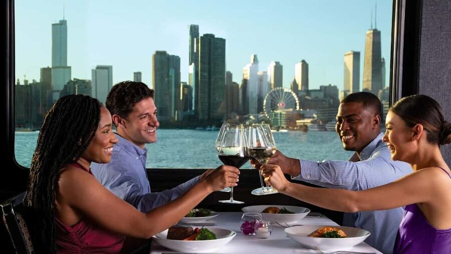 City Cruises Chicago: Premier Lunch or Dinner Cruise - A Chicago skyline meal that feels like an occasion