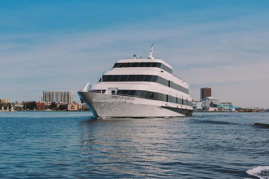 City Cruises Norfolk: Lunch, Brunch, or Dinner Buffet Cruise - A meal with Norfolk’s working waterfront outside the window