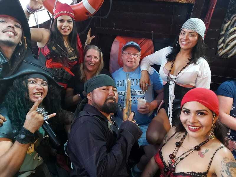 Cozumel: Pirate Ship Cruise with Open Bar, Dinner, and Show - Arriving at the ferry pier by 5:15 PM